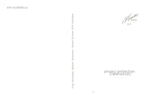 AK / Ansichtskarte Elsenfeld Rathaus Ortsteile Eichelsbach Rueck Schippach Elsenfeld