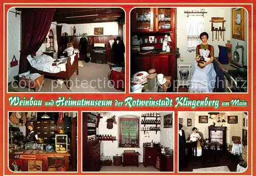 AK / Ansichtskarte Klingenberg_Main Weinbau und Heimatmuseum Klingenberg Main