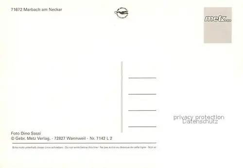 AK / Ansichtskarte Marbach_Neckar Altstadt Fachwerkhaeuser Marbach Neckar