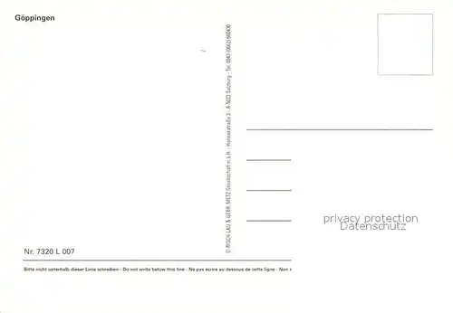 AK / Ansichtskarte Goeppingen Innenstadt Brunnen Wasserspiele Goeppingen