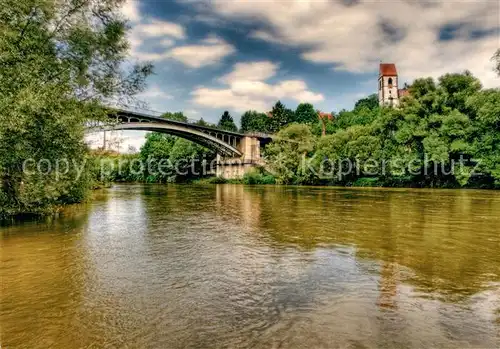 AK / Ansichtskarte Plochingen Neckar Bruecke Ev Stadtkirche St Blasius Plochingen