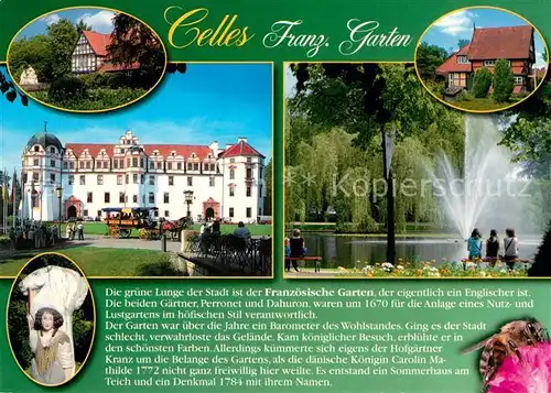 AK / Ansichtskarte Celles Franzoesischer Garten Sommerhaus am Teich Fontaene Celles