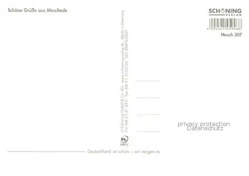 AK / Ansichtskarte Meschede Partie am Hennesee Kirchen Meschede