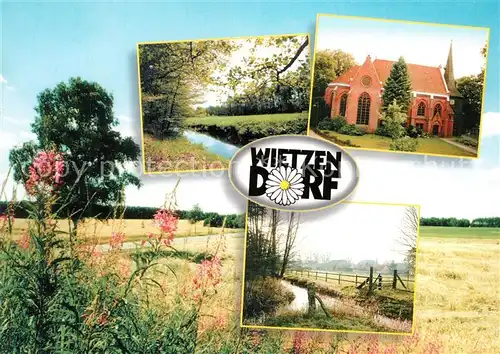 AK / Ansichtskarte Wietzendorf Rathaus Laedchen Landschaftsidylle Wietzendorf