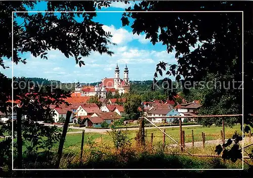 AK / Ansichtskarte Rot_Rot Ansicht mit Moenchsroth Kloster Kirche Rot_Rot