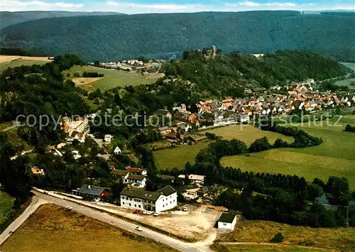 AK / Ansichtskarte Helmarshausen Weserbergland Fliegeraufnahme Helmarshausen