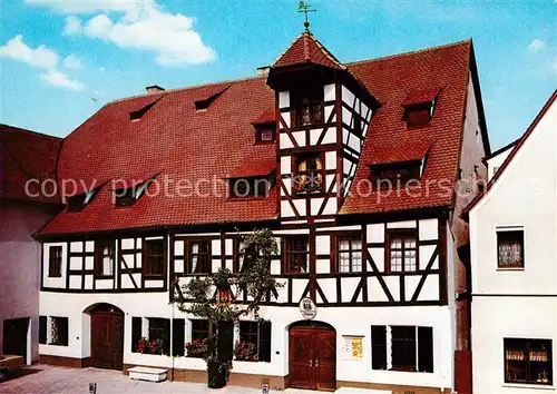 AK / Ansichtskarte Hersbruck Deutsches Hirtenmuseum Fachwerk Hersbruck