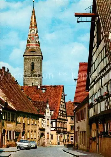 AK / Ansichtskarte Wolframs Eschenbach Liebfrauenmuenster Altstadt Fachwerkhaeuser Wolframs Eschenbach