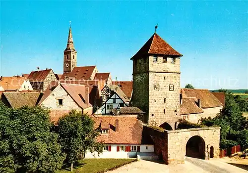 AK / Ansichtskarte Wolframs Eschenbach Unteres Tor Wolframs Eschenbach