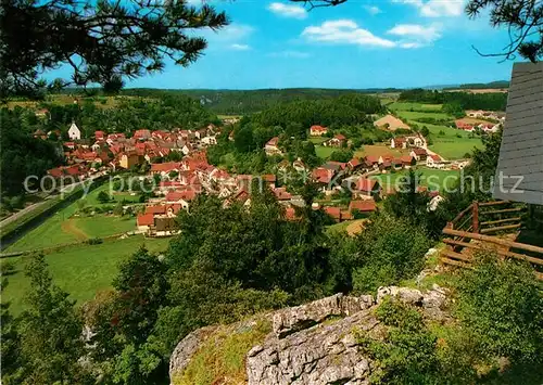 AK / Ansichtskarte Waischenfeld Landschaftspanorama Fraenkische Schweiz Waischenfeld