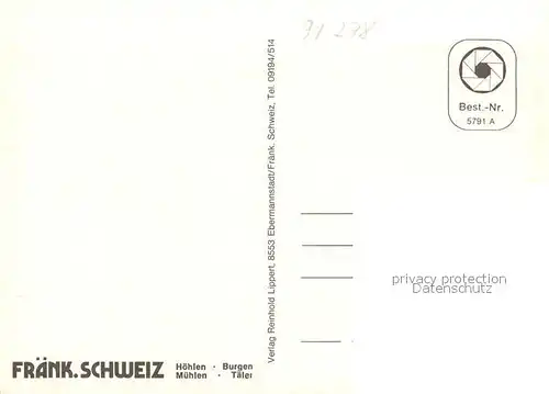 AK / Ansichtskarte Tuechersfeld Teilansichten Felsendorf Fraenkische Schweiz Tuechersfeld