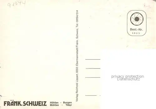 AK / Ansichtskarte Waischenfeld Ortsmotive Altstadt Partie an der Wiesent Waischenfeld