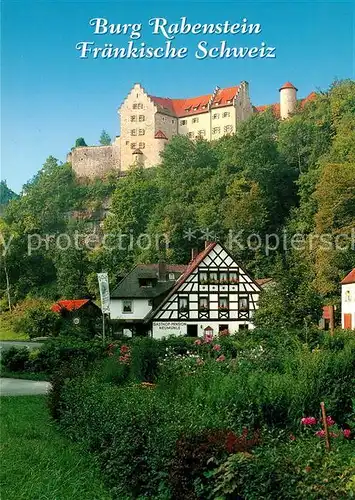 AK / Ansichtskarte Ahorntal Burg Rabenstein Gasthof Neumuehle Fachwerkhaus Ahorntal