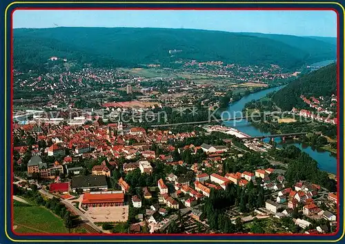 AK / Ansichtskarte Lohr_Main Tor zum Spessart Fliegeraufnahme Lohr_Main