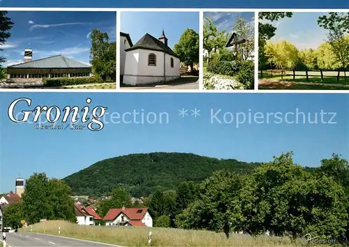 AK / Ansichtskarte Gronig_Oberthal_Saar Momberg Donatuskapelle Pfarrkirche Wegekreuz Kapellenwiese 