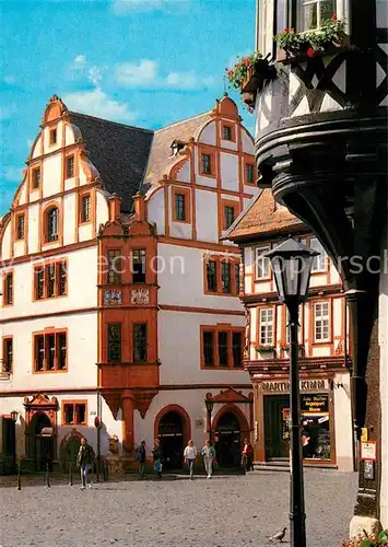 AK / Ansichtskarte Alsfeld Hochzeitshaus 16. Jhdt. Historisches Gebaeude Marktplatz Alsfeld