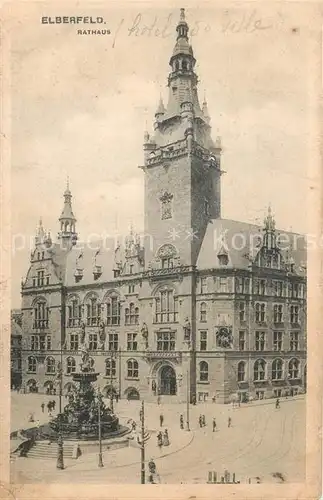 AK / Ansichtskarte Elberfeld_Wuppertal Rathaus Elberfeld Wuppertal