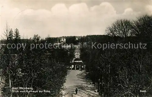AK / Ansichtskarte Bad_Meinberg Blick vom Kurhaus zur Rose Bad_Meinberg