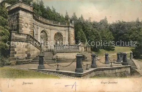 AK / Ansichtskarte Barmen_Wuppertal Ringel Denkmal Barmen Wuppertal