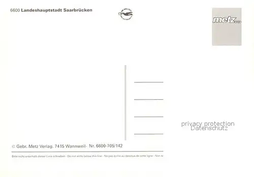 AK / Ansichtskarte Saarbruecken Ludwigskirche Saarlandhalle Innenstadt Kirche Saarbruecken