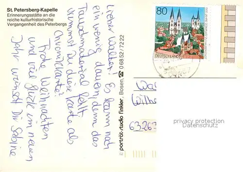 AK / Ansichtskarte Koenigswinter St Petersberg Kapelle Koenigswinter