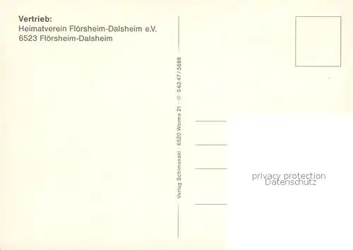 AK / Ansichtskarte Dalsheim Panorama Weinbaugemeinde Fachwerkhaus Wappen Dalsheim