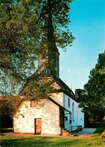 AK / Ansichtskarte Unterliederbach Evangelische Dorfkirche 18. Jhdt. Unterliederbach