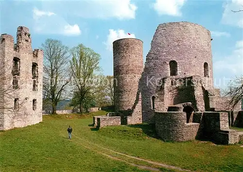 AK / Ansichtskarte Helmarshausen Krukenburg 13. Jhdt. Burgruine Helmarshausen
