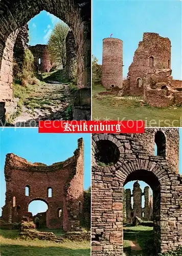 AK / Ansichtskarte Helmarshausen Krukenburg Burgruine Weserbergland Helmarshausen