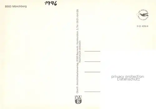 AK / Ansichtskarte Muenchberg_Oberfranken Teilansichten Innenstadt Turm See Landschaftspanorama Muenchberg Oberfranken