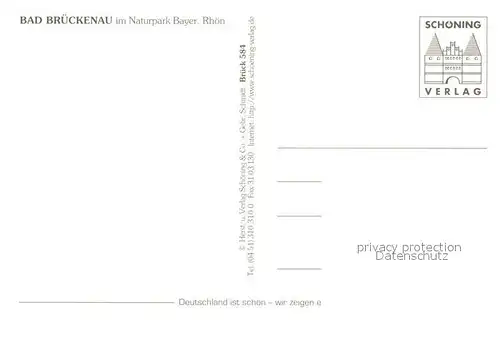 AK / Ansichtskarte Bad_Brueckenau Georgi Kurgarten Kursaal Kurpark Denkmal Haus Hirsch Wandelgang Kurmittelhaus Kurhotel Bad_Brueckenau