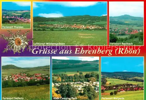 AK / Ansichtskarte Ehrenberg_Rhoen und Umgebung Landschaftspanorama Ehrenberg Rhoen