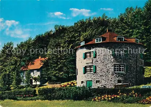 AK / Ansichtskarte Poppenhausen_Rhoen Fuldaer Haus und Jugendheim Maulkuppe Naturpark Rhoen Poppenhausen Rhoen