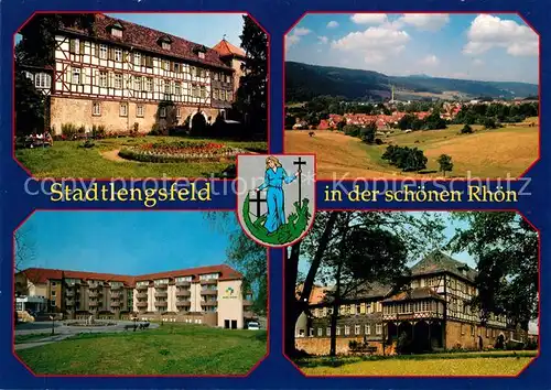 AK / Ansichtskarte Stadtlengsfeld Burg Klinik Landschaftspanorama Stadtlengsfeld