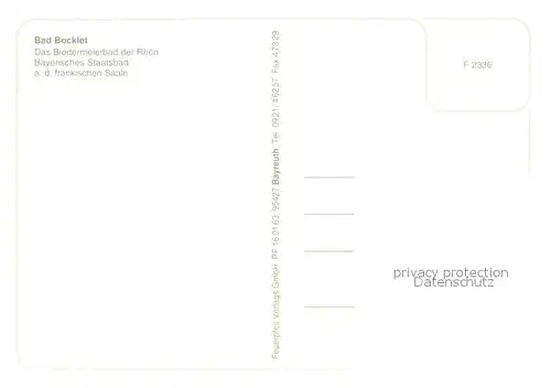 AK / Ansichtskarte Bad_Bocklet Fliegeraufnahme Bad_Bocklet