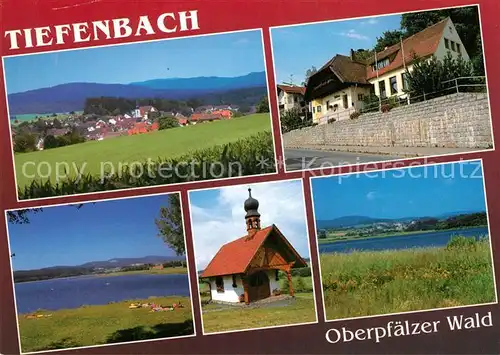 AK / Ansichtskarte Tiefenbach_Oberpfalz Kapelle Silbersee Landschaftspanorama Tiefenbach Oberpfalz