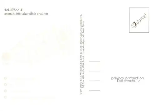 AK / Ansichtskarte Halle_Saale Riesenhaus Barockportal Historisches Gebaeude Chronik Halle_Saale