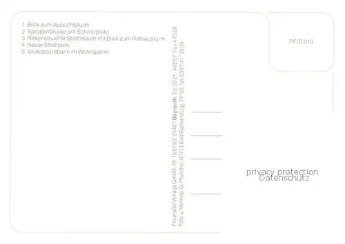 AK / Ansichtskarte Schmoelln_Thueringen Aussichtsturm Sprottenbruecke Schillerplatz Stadtmauer Rathausturm Stadtpark Skateboardbahn Wohngebiet Wappen Schmoelln Thueringen