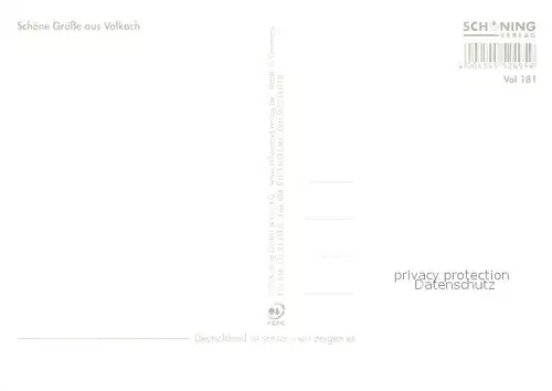 AK / Ansichtskarte Volkach Marktplatz Brunnen Fachwerkhaus Maria im Weingarten Fahrgastschiff Vogelsburg Volkach