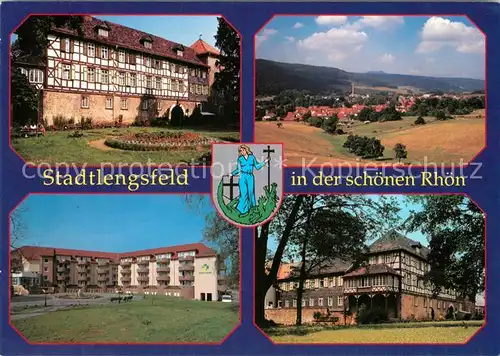 AK / Ansichtskarte Stadtlengsfeld Burgklinik Landschaftspanorama Stadtlengsfeld