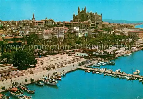 AK / Ansichtskarte Paguera_Mallorca_Islas_Baleares Puerto Catedrale vista aerea Paguera_Mallorca