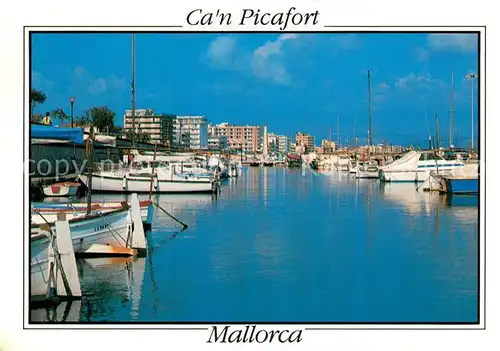 AK / Ansichtskarte Can_Picafort_Mallorca Yachthafen Can_Picafort_Mallorca