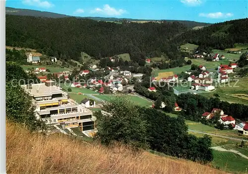 AK / Ansichtskarte Warmensteinach Ansicht mit Panoramahotel Warmensteinach