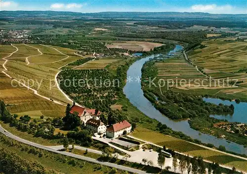 AK / Ansichtskarte Vogelsburg_Volkach Maintal Fliegeraufnahme Vogelsburg Volkach