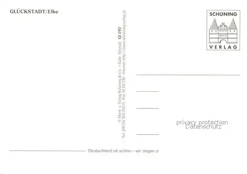 AK / Ansichtskarte Glueckstadt Seglerhafen Kirche Leuchtturm Glueckstadt