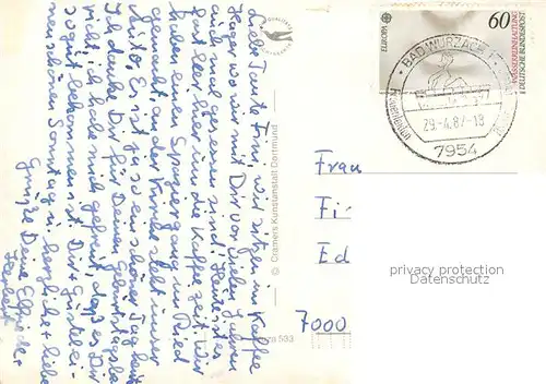 AK / Ansichtskarte Bad_Wurzach Marktstrasse Kirche Salvator Kolleg Kurzentrum Gottesberg Abend am Riedsee Chronik Wappen Bad_Wurzach