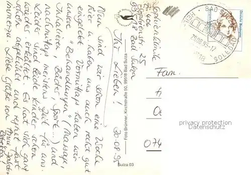 AK / Ansichtskarte Bad_Sulza Sonnenburg Ruine Gradierwerk Stadtkirche Landschaftspanorama Chronik Wappen Bad_Sulza