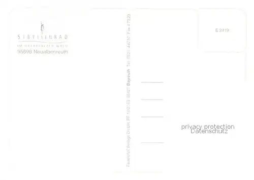 AK / Ansichtskarte Neualbenreuth Ortsansicht mit Kirche Schlosshotel Ernestgruen Appartement Hotel Sibyllenbad Golfplatz Neualbenreuth