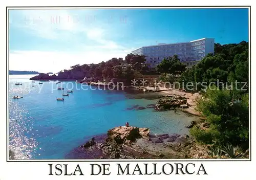 AK / Ansichtskarte Cala_Fornells Bucht Strand Hotel am Meer Cala_Fornells