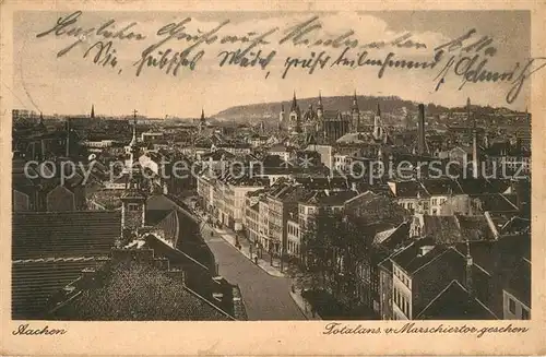 AK / Ansichtskarte Aachen Blick vom Marschiertor Aachen